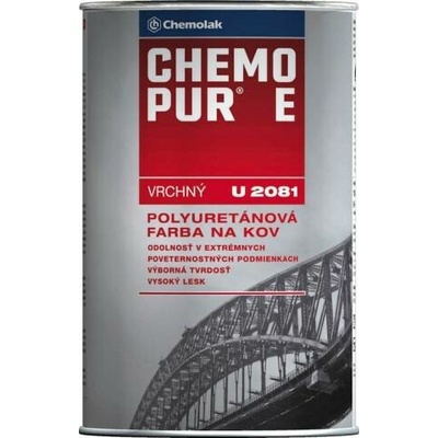 Chemolak U2081 Chemopur E 1999 0,8L RAL9005 černá