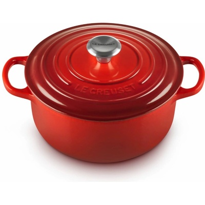 Le Creuset Kastrol SIGNATURE 20 cm 2,4 l CERISE litina