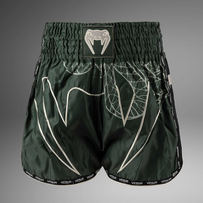 Venum Muay Thai šortky Serpenti Khaki/Bronze/Ivory
