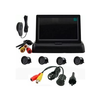 Парктроник с цветен дисплей 4, 3" сгъваем и камера