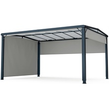 Blumfeldt Pantheon Cortina Solid Sky Pergola 3x4 Světle šedá