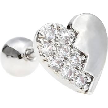 HARAHU Пиърсинг обеца he-23589 - Сребърна kp23589 (he-23589)