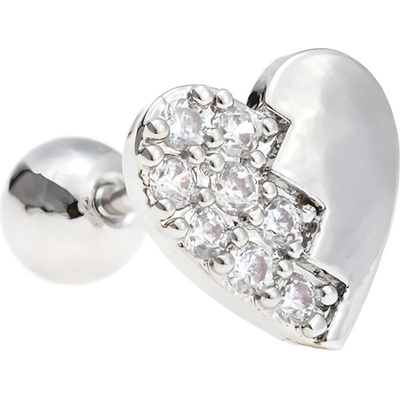 HARAHU Пиърсинг обеца he-23589 - Сребърна kp23589 (he-23589)