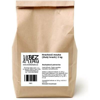 Život bez lepku Hrachová mouka ze žlutého hrachu 2 kg