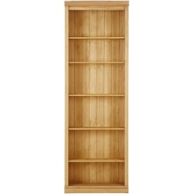 Knižnica z borovicového dreva v prírodnej farbe 74x223x37 cm Anita – Støraa
