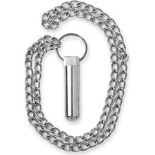Push Production Stainless Steel Inhaler with Chain
