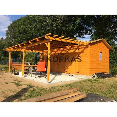 Zahradní domek JIRKA + Pergola 3 x 6 m