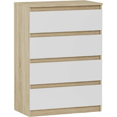 Framire Komoda do ložnice se zásuvkami Sonoma Mix 70 x 40 x 98 cm Modern R4