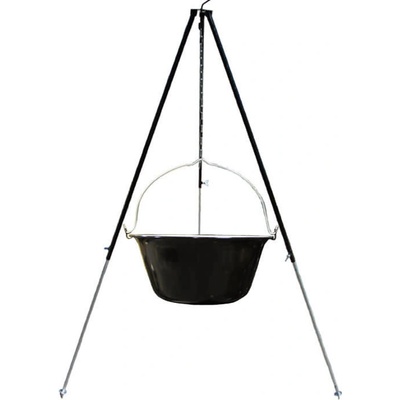 Perfect Home kotlík na guláš smalt 30 l teleskopicka trojnožka 1,7 m na kotlík