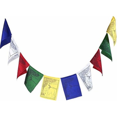 Nefertitis Tibetské modlitební praporky Čtyři přátelé NF20868 - délka cca 180 cm