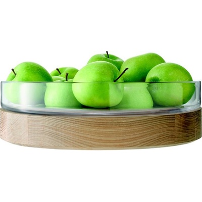 LSA Lotta skleněná mísa s jasanem 31 cm Handmade G990-02-301