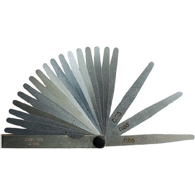 Gimex spárová měrka 100mm 0,05 - 1mm Inox 20 ks 318 028