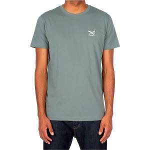 Iriedaily Мъжка тениска Iriedaily Chestflag Tee T-shirt - Steel Grey - размер M (216-3323-0412)