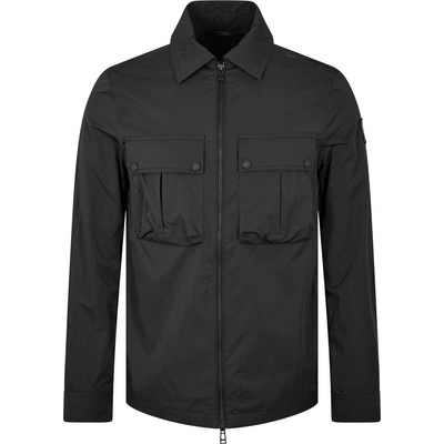 BELSTAFF Риза с дълъг ръкав BELSTAFF Men's Stride Zip Collar Long Sleeve Overshirt - Black