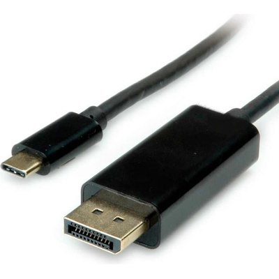 Roline Кабел Roline 11.99. 5846, от USB type C(м) към DisplayPort(м), 2m, черен, 4K@60Hz (11.99.5846)