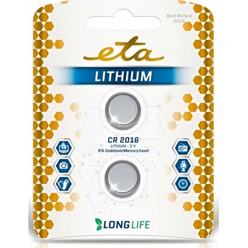 ETA PREMIUM CR2016 2ks CR2016LITH2