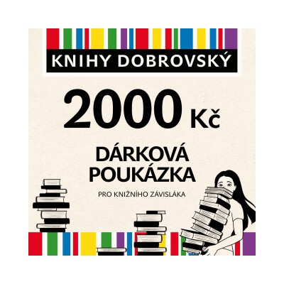 Elektronická dárková poukázka pro knižního závisláka 2000 Kč