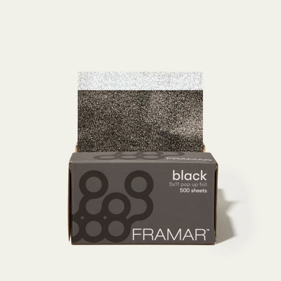 Framar Back In Black 500 ks predrezaný alobal s textúrou PU-500BLK