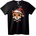 NOONEBRAND Тениска Коледна Котка Дядо Коледа - 2XL, Black