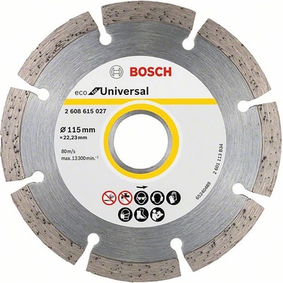 Bosch Accessories 2608615027 2608615027 diamantový řezný kotouč 115 mm 1 ks beton, cihla, Vápenec, střešní taška