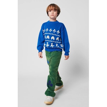 Bobo Choses Детски памучен пуловер Bobo Choses Farm jacquard (225AC108)