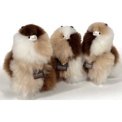 INKARI Alpaca Medium Limited Edition Dark Brown Calico 32 cm