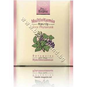 TianDe Маска TianDe Multivitamin Face Phytomask, p/n TD-14705 - Фитомаска за лице Мултивитамин (TD-14705)