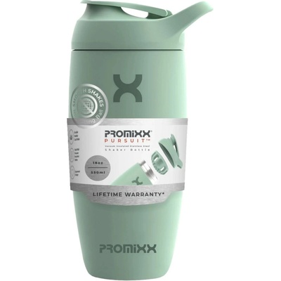 PROMiXX PURSUIT Insulated Stainless Steel Shaker 550 ml Objem: 550 ml, Barva: Seagrass Green