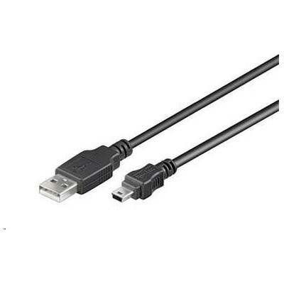 PremiumCord ku2m02a USB 2.0, A-B mini, 5pinů, 20cm