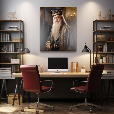 Obraz z fotky Albus Dumbledor - Múdrosť Rokfortu - 50x60 cm