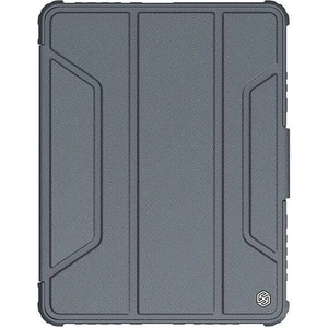 Nillkin Bumper PRO Protective Stand Case - удароустойчив хибриден кейс за iPad Pro 11 M1 (2021), iPad Pro 11 (2020), iPad Air 4 (2020) (сив)