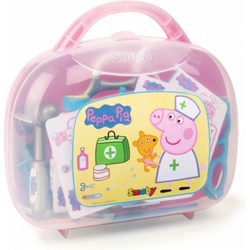 Smoby Игрален комплект Smoby Peppa Pig - Чичо доктор в куфарче (7600340101)