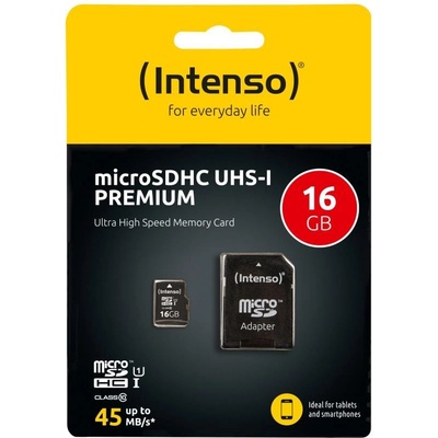 Intenso microSDHC 16GB UHS-I U1 3423470