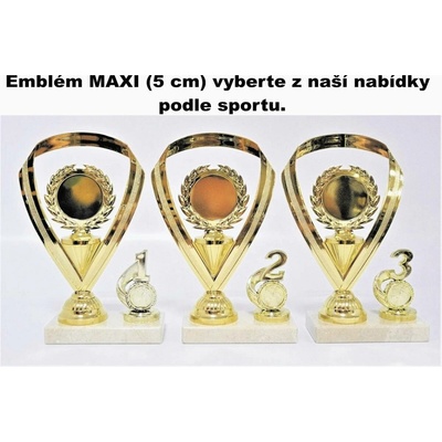 VIZINGR Trofeje s pořadím 91 Emblém MAXI 5 cm 91/3.místo