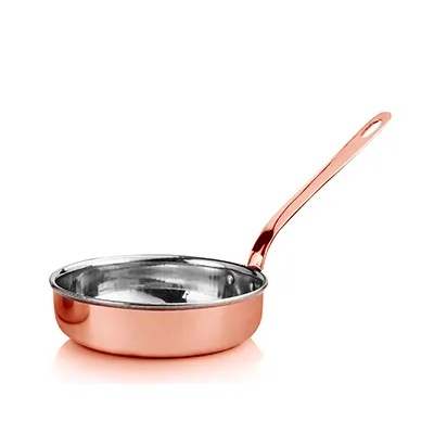 Horecano Мини тиган с релеф и медно покритие 15.50cm x 4cm - 600 ml(SG-84205(B)) (0184104)