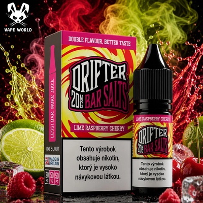 Juice Sauz Drifter Bar Salts Lime Raspberry Cherry 10 ml 20 mg
