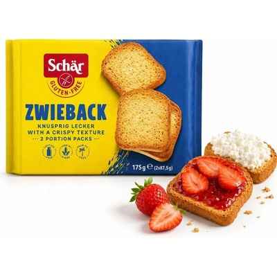 Schar ZWIEBACK bezlepkové suchary 175 g
