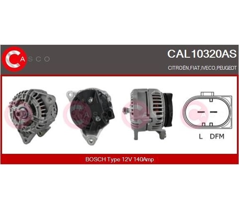 Generátor CASCO CAL10320AS