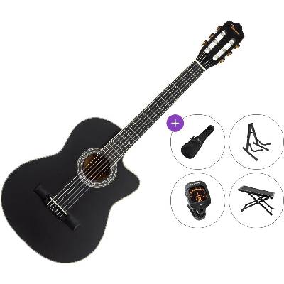 Pasadena PCC-10 Premium SET 4/4 Black Класическа китара