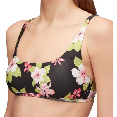 SUNDEK Marlene dreamy hawaii print bikini top - Black (Black)