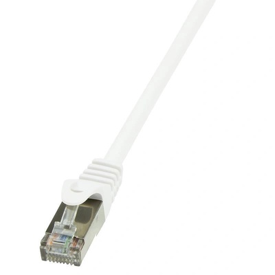 LogiLink Кабел FTP LOGILINK Cat6, Мед-алуминий, 10 м, Бял, AWG26, Екраниран CP2091S (CP2091S)