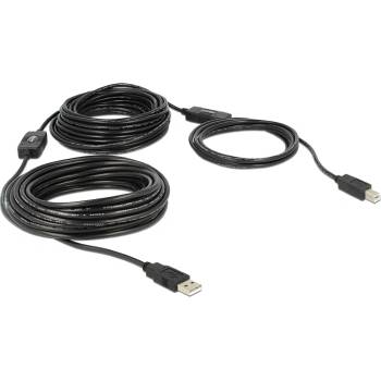 Delock Кабел USB 2.0 Тип A щепсел USB 2.0 Тип B щепсел 20 м