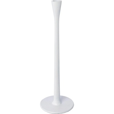 Kovový svícen výška 25 cm Gasper - bílý