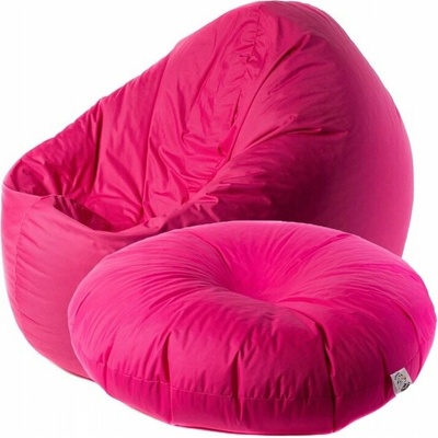 Supplies sedací vak chillout dvojfunkčný v tmavo rúžová