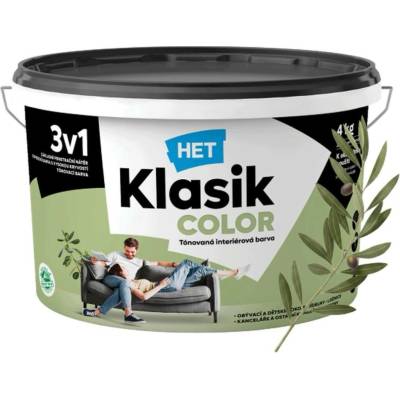 Het Klasik Color 0558 zelený olivový 4 kg
