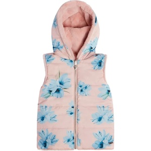 Guess Двулицев елек за момиче в розово Guess