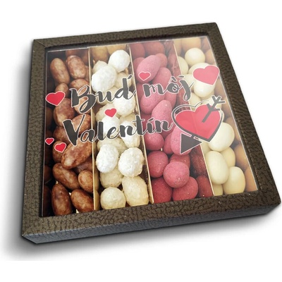 Sablio Mandle v čokoláde Buď môj Valentín 4 x 80 g