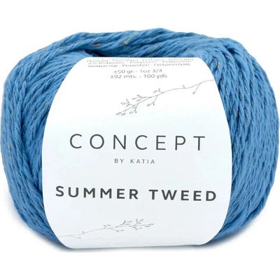 SUMMER TWEED Katia Farby SUMER TWEED: 74 jasné nebo - NOVÁ