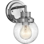 Elstead Lighting Quintiesse QN-POPPY1-PC-BATH- стенен осветител за баня POPPY 1xE27/60W/230V IP44 лъскав хром (ED1099)