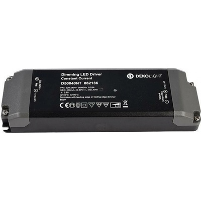 Dekolight Deko-Light napájení BASIC, D50040NT konstantní proud 500 mA IP20 stmívatelné 40-80V DC 40,00 W 862136